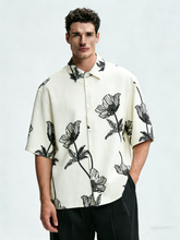 Casual floral print shirt