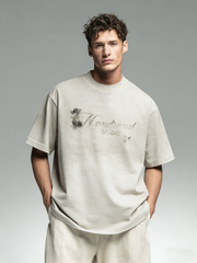 Distressed Print T-shirt