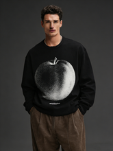 Apple Print Long-Sleeved Top