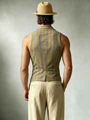 Men's Casual Linen Vest