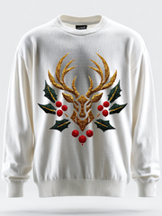 Maglione stampato a girocollo