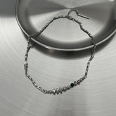 Men's titanium steel spliced necklace