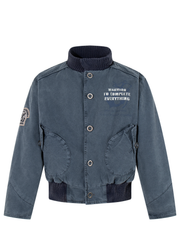 Washing water to age the cotton coat jacket