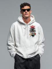 Men's printed hooded sweatshirt