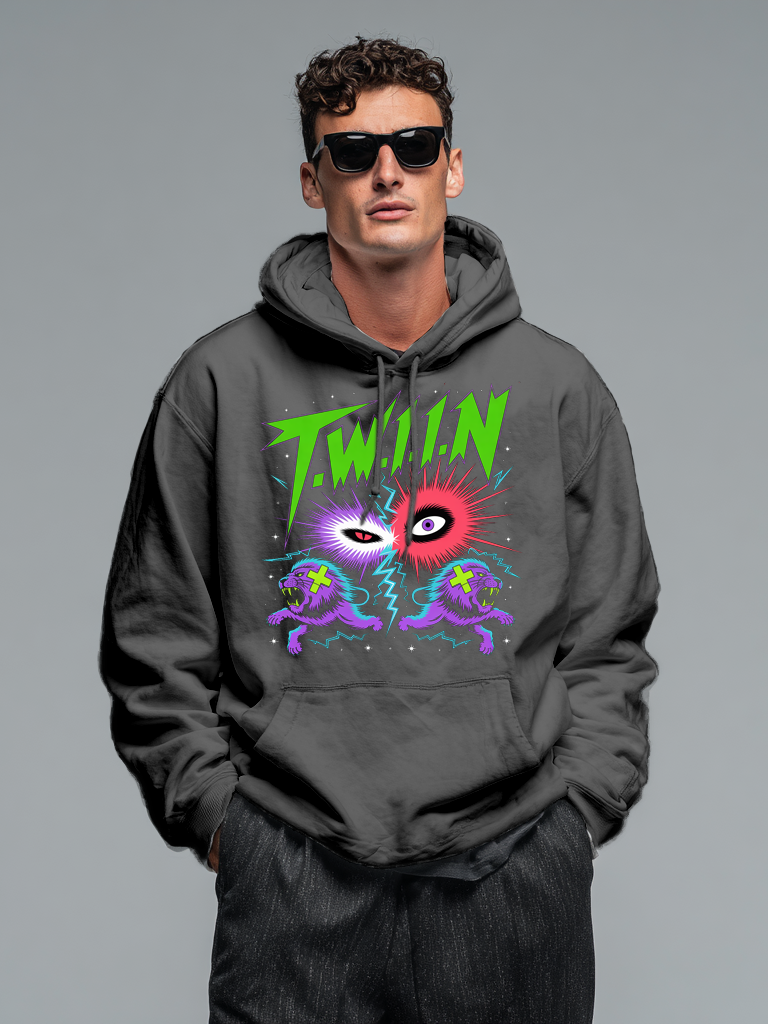 Men's printed hooded sweatshirt Men's printed hooded sweatshirt