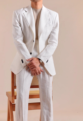 Men's Neapolitan casual suit set