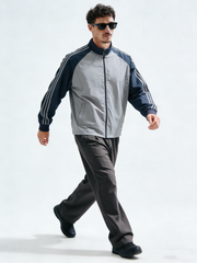 Striped Men's Casual Jacket