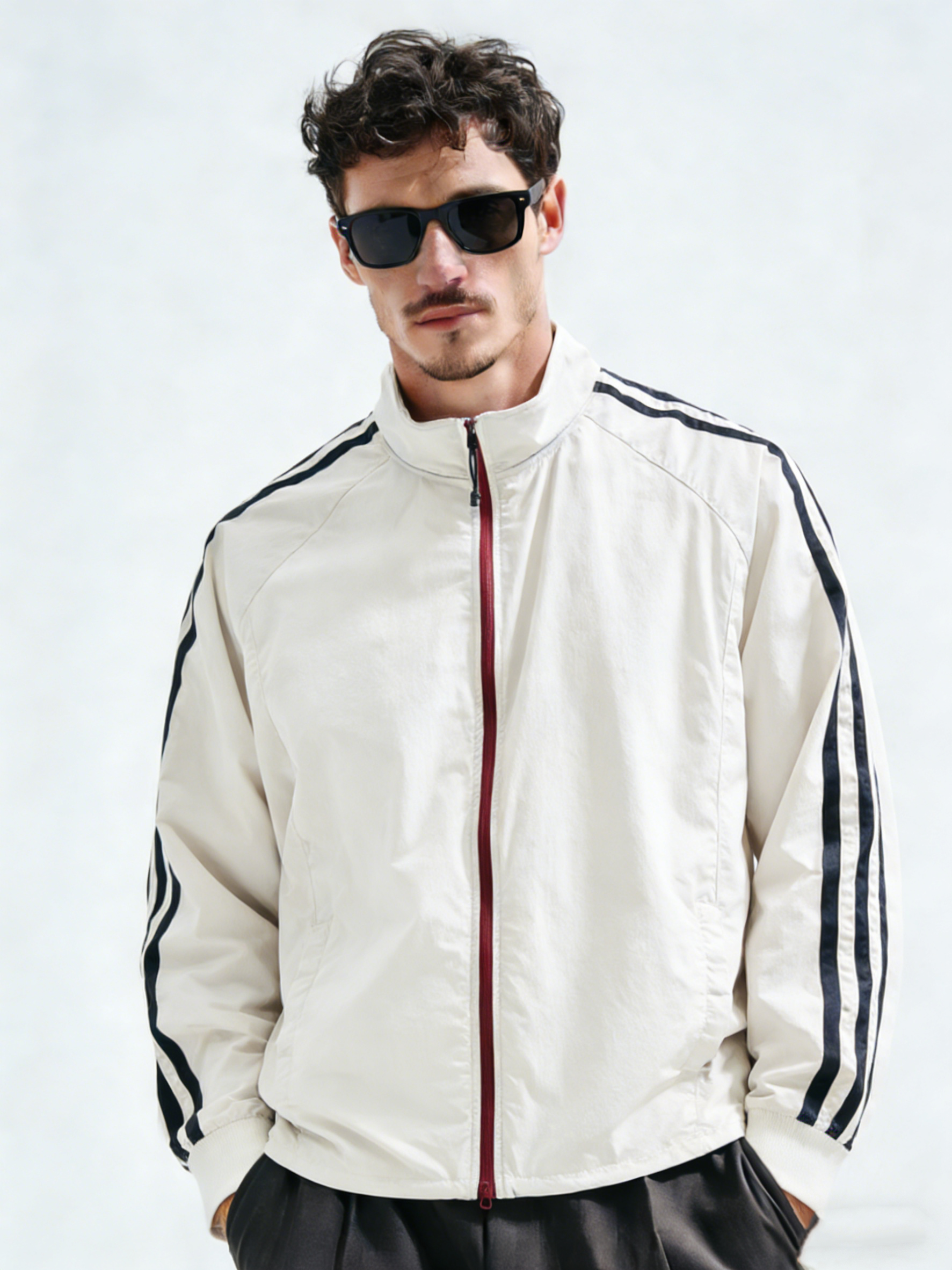 Striped Men's Casual Jacket