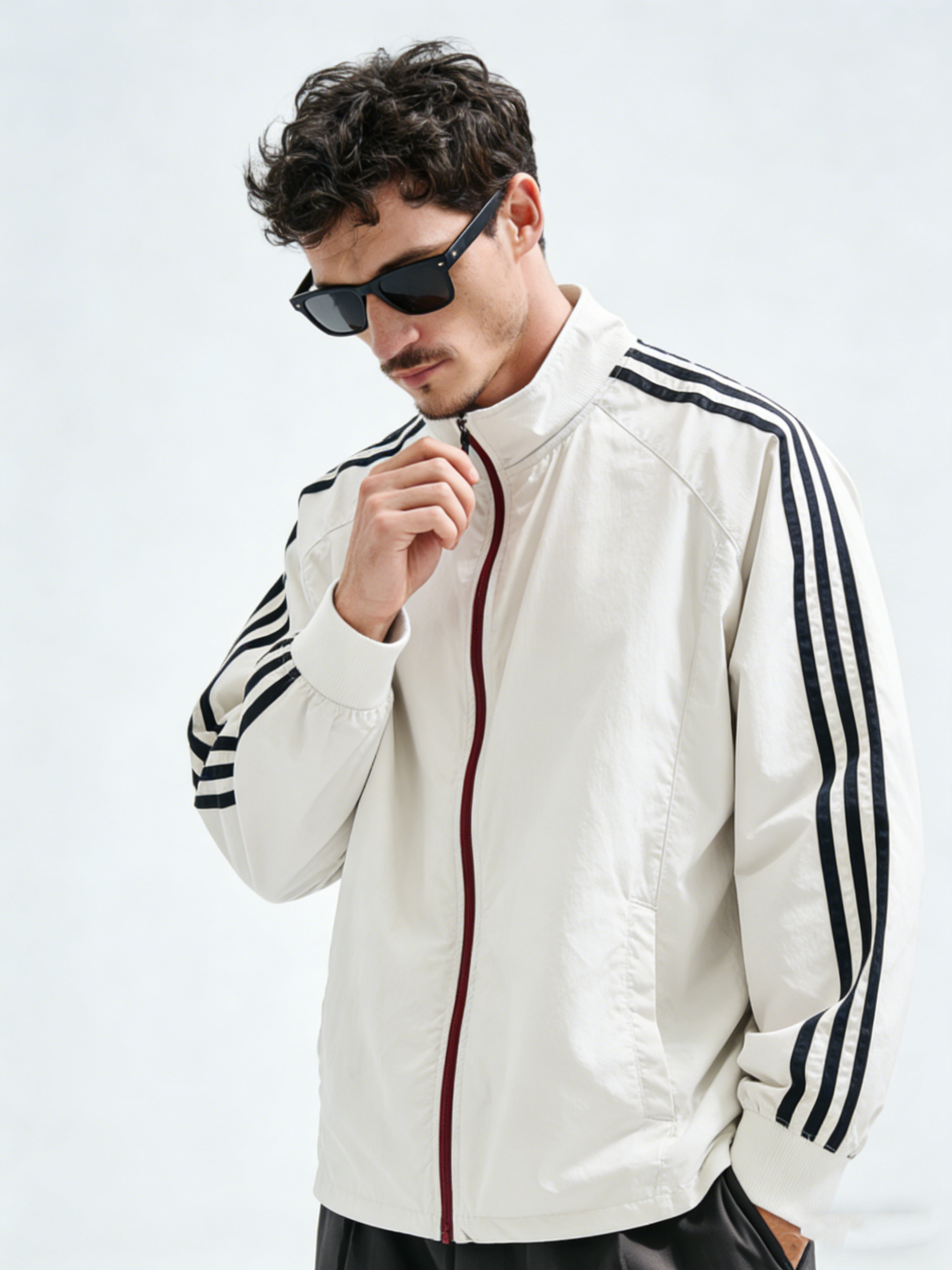 Striped Men's Casual Jacket