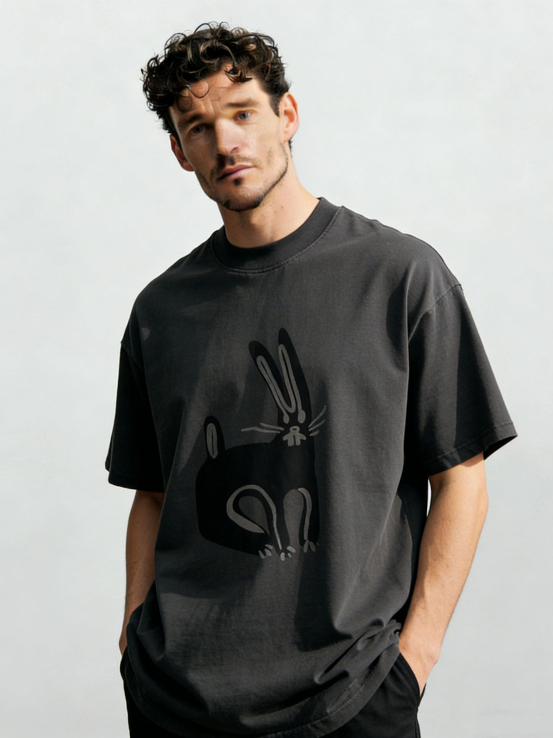 Casual Printed Crew Neck T-Shirt