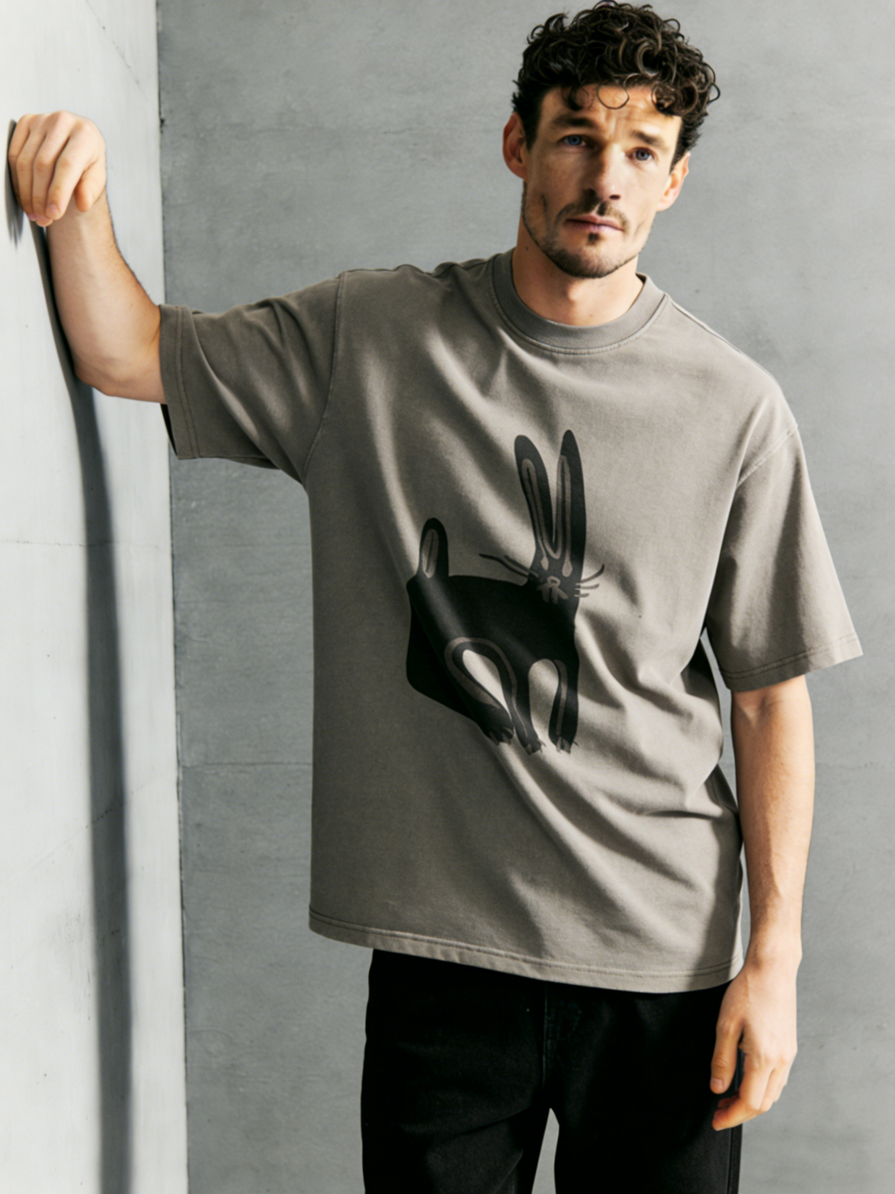 Casual Printed Crew Neck T-Shirt