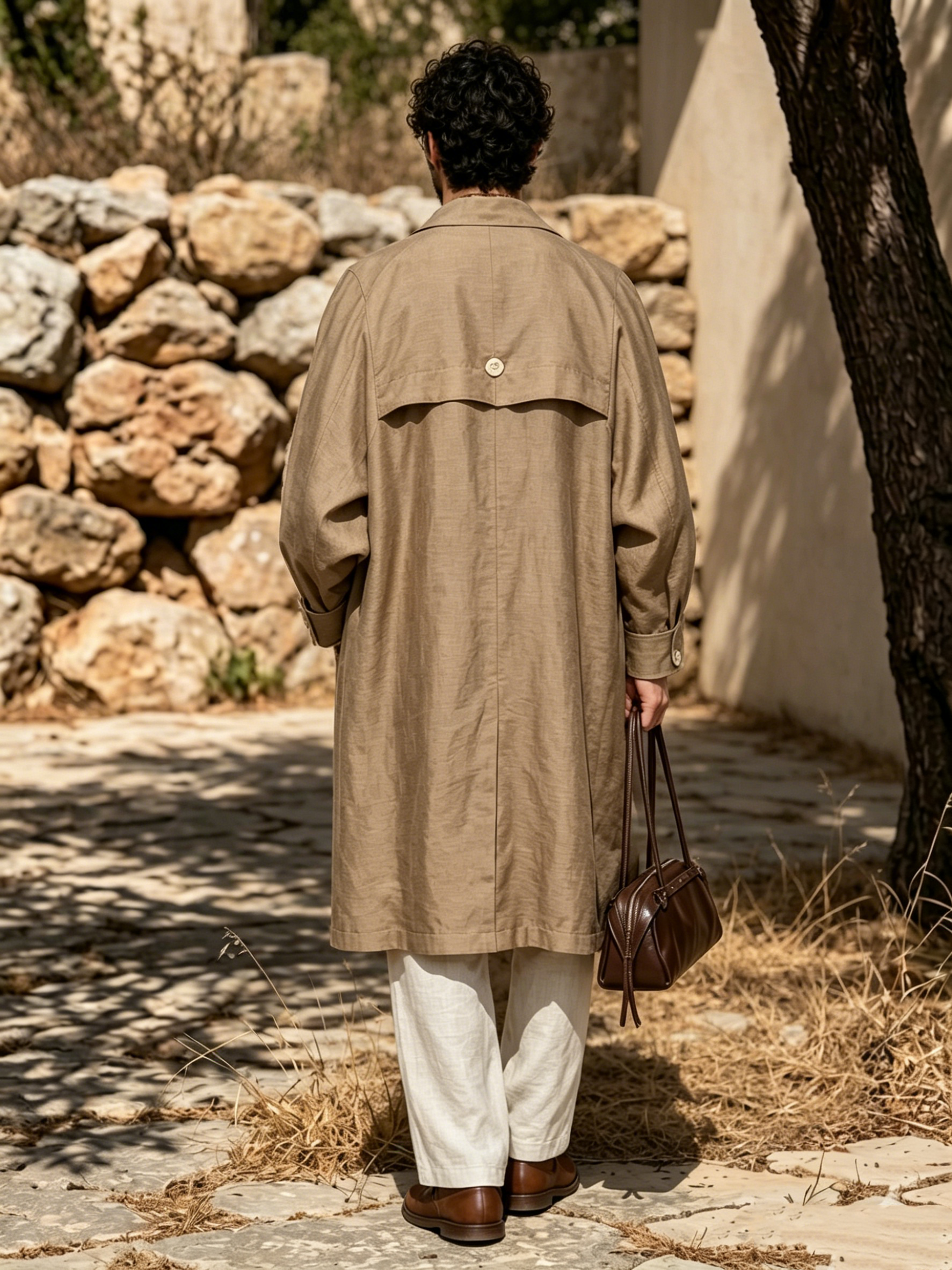 Men's Autumn/Winter Lyocell Coat