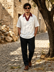 Men's Casual Spliced T-Shirt