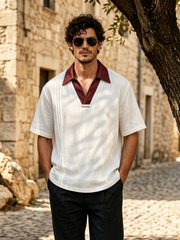Men's Casual Spliced T-Shirt
