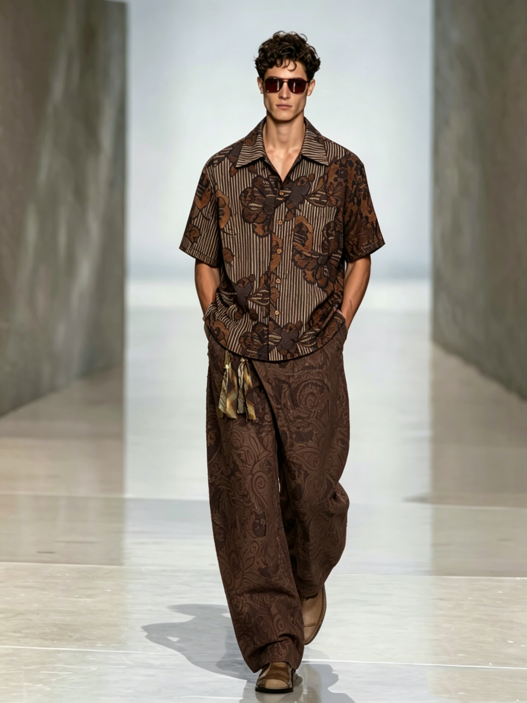 Men's Casual Retro Set