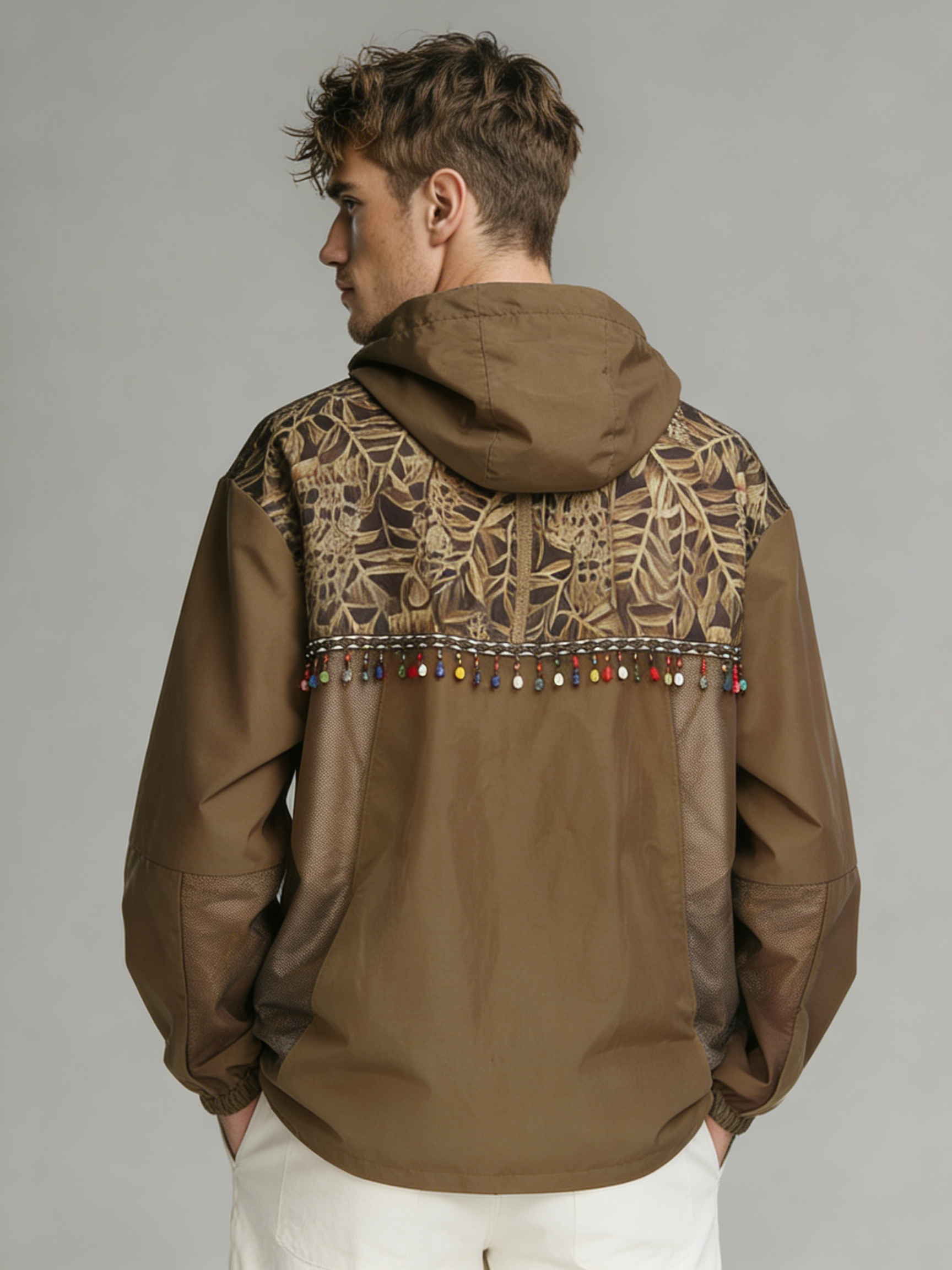 Men's Outdoor Printed Casual Ice-Silk Jacket