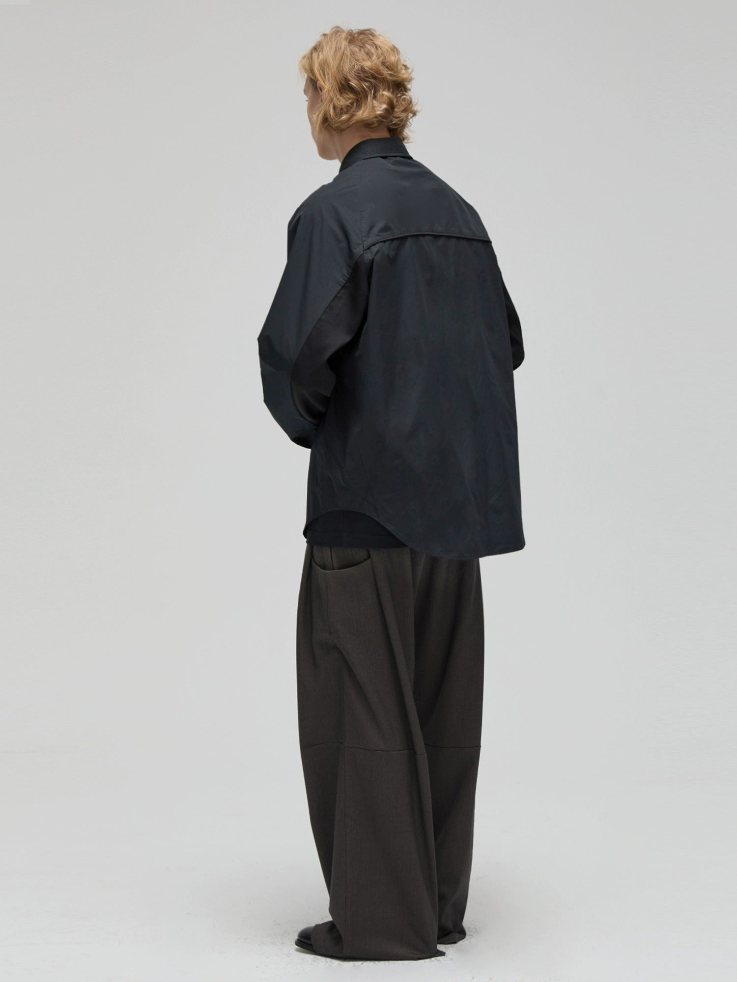 Men's casual long-sleeved shirt