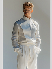 Men's casual jumpsuit