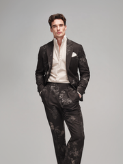 Men's casual printed suit set