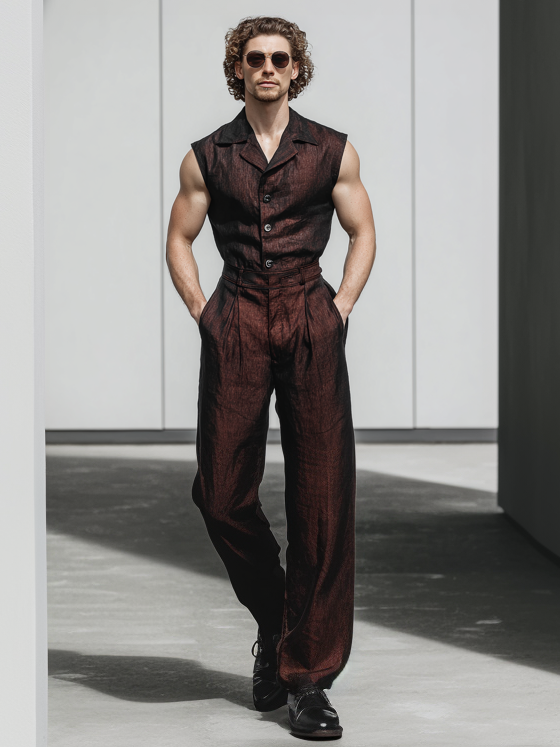 Men's Bonded Cupro Jumpsuit