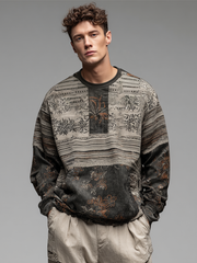 Men's Bohemian printed sweatshirt